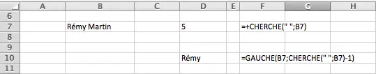 comment separer les cellules sur excel